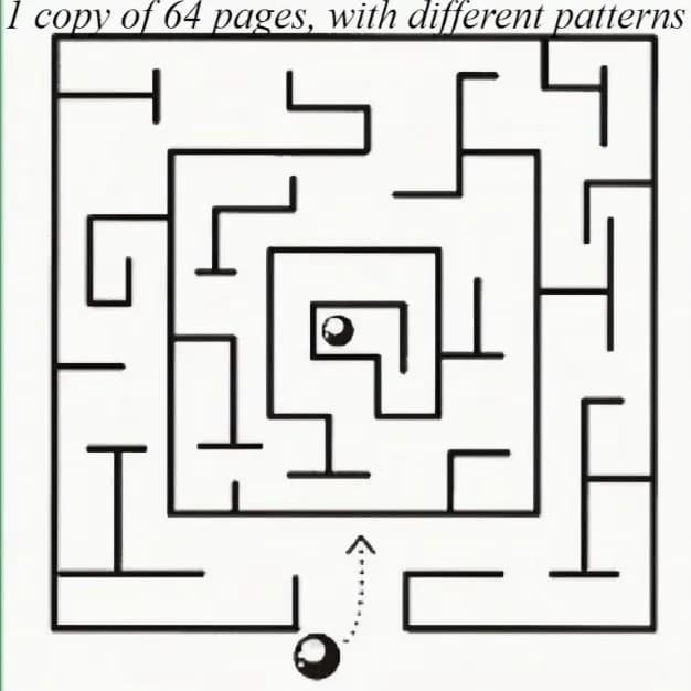 1 livre de mise au point sur les livres de formation du labyrinthe, développement de la pensée des é