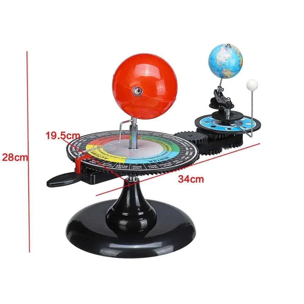 Modèle de système solaire bricolage Globe terre soleil lune planétarium orbital éducatif pour enfant