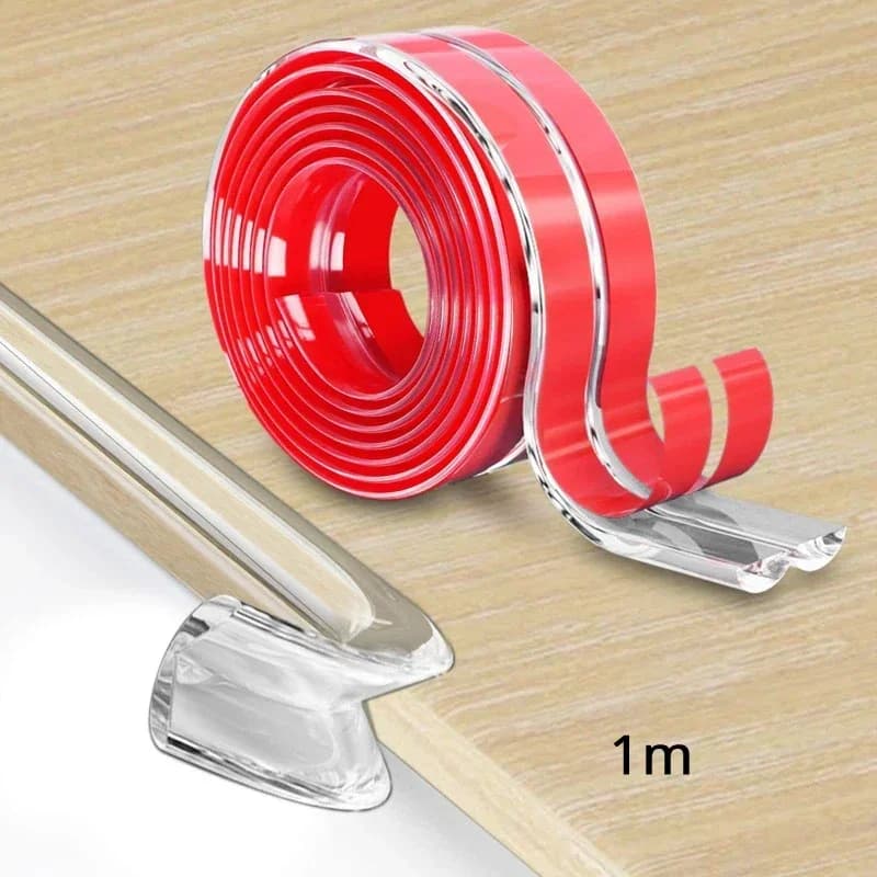 Protection de bord de table 1/2/3M, protection d'angle de meuble, bande autocollante transparente, a