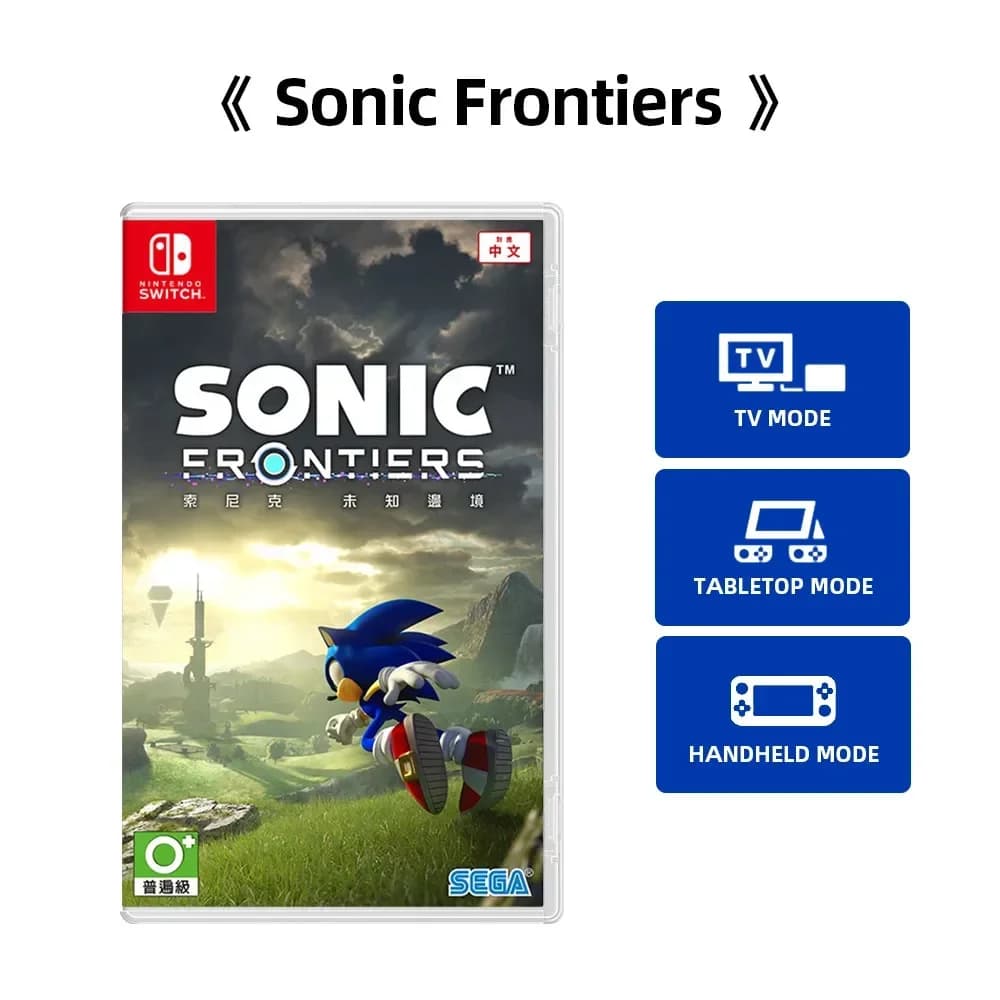 Offres de jeux Sonic Frontiers Nintendo Switch, 100% carte de jeu fongique officielle, Action Ethfor