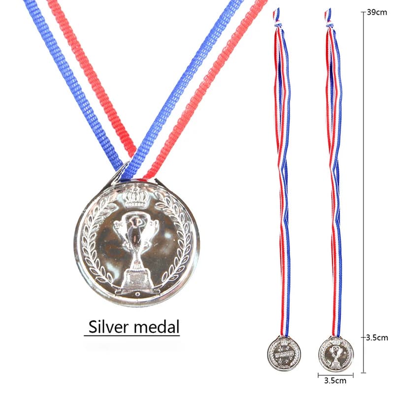 Gagnant de la médaille de football, or, argent, bronze, récompense, prix de la compétition, cadeau s