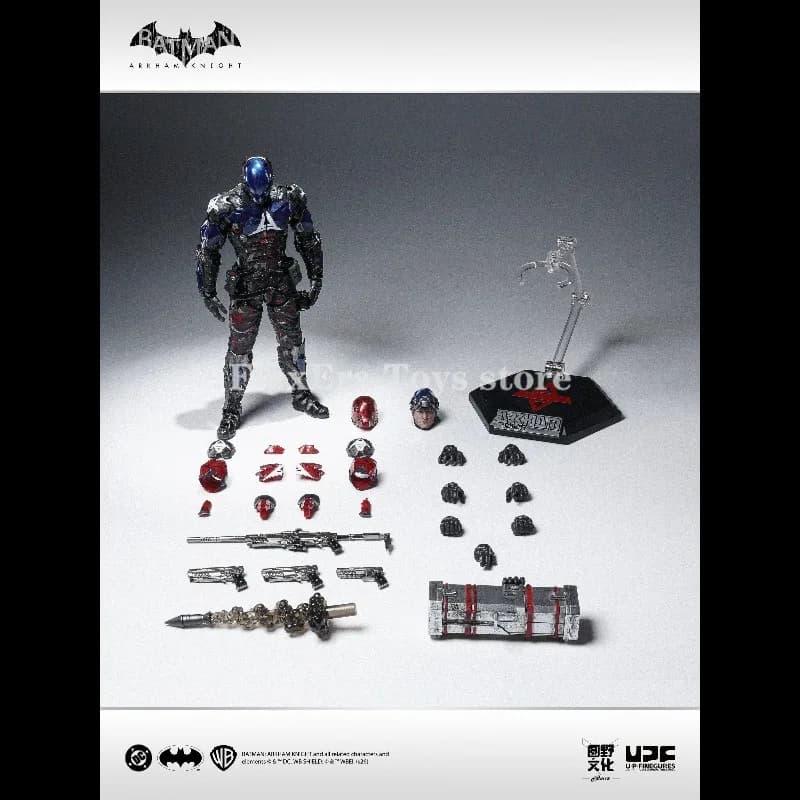 LPZZ Encyclopedia Culture X UPFinegures Figurine d'action à l'échelle 1/12 Batman Arkham Knight - Mo