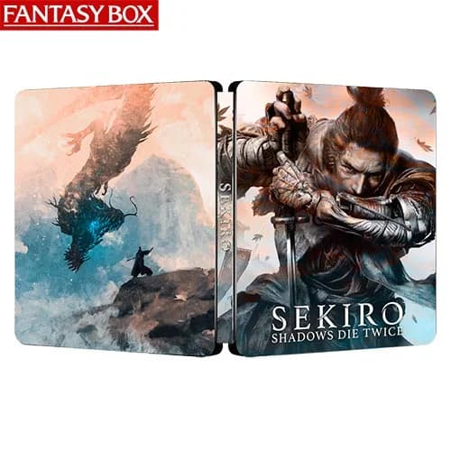 Sekiro Shadows Die Twice Dragon Edition Steelbook ONi Fantasy Box (disque de jeu non inclus)