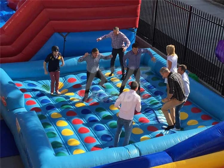 Jeu gonflable Mega Twister pour adultes, jeu de combat sur matelas, à vendre