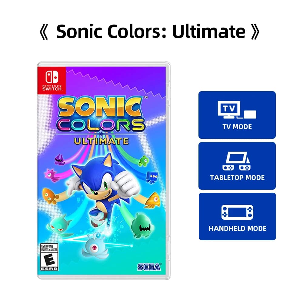 Offres de jeux Nintendo Switch-Sonic Colors Ultimate-cartouche de jeux carte physique stratégie d'av