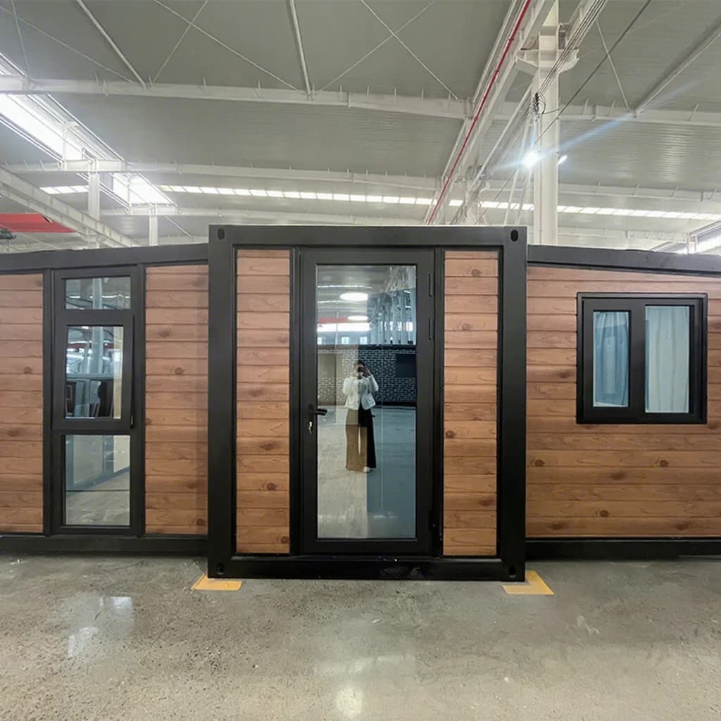 Villa de luxe préfabriquée en conteneur de 30 pieds, 3 chambres, avec salle de bain et cuisine, mais