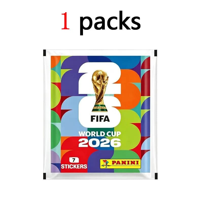 Jeu de table d'autocollants à collectionner Panini Coupe du Monde FIFA 2026, album d'autocollants de