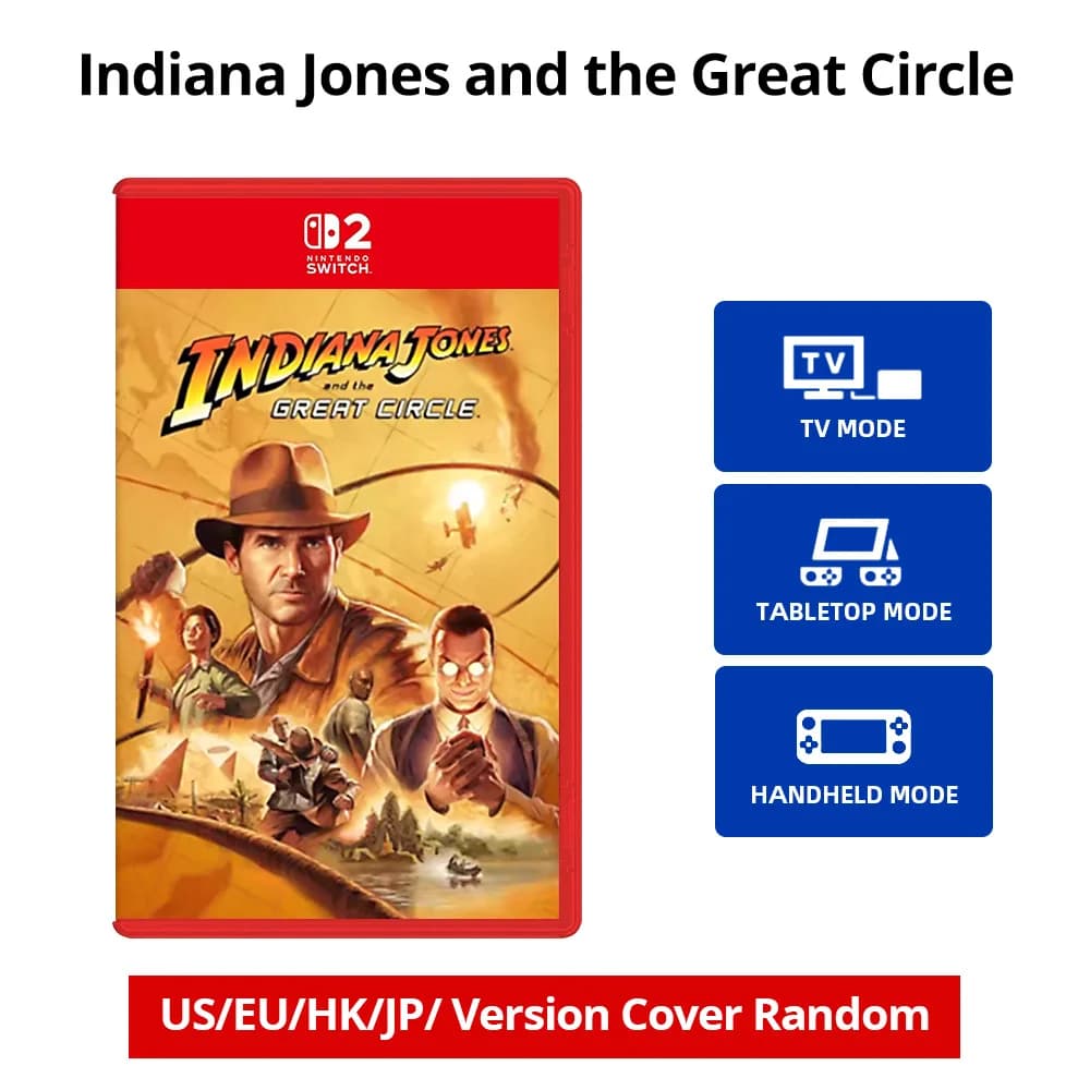 Offres de jeux Nintendo Switch 2 - Indiana Jones et le Grand Cercle - Jeux d'aventure, d'action et d