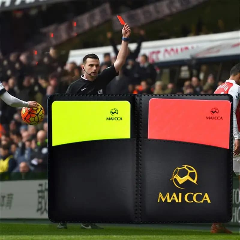 Cartes rouges et jaunes de Football, enregistrement de carte rouge, outil d'arbitre de carte jaune a
