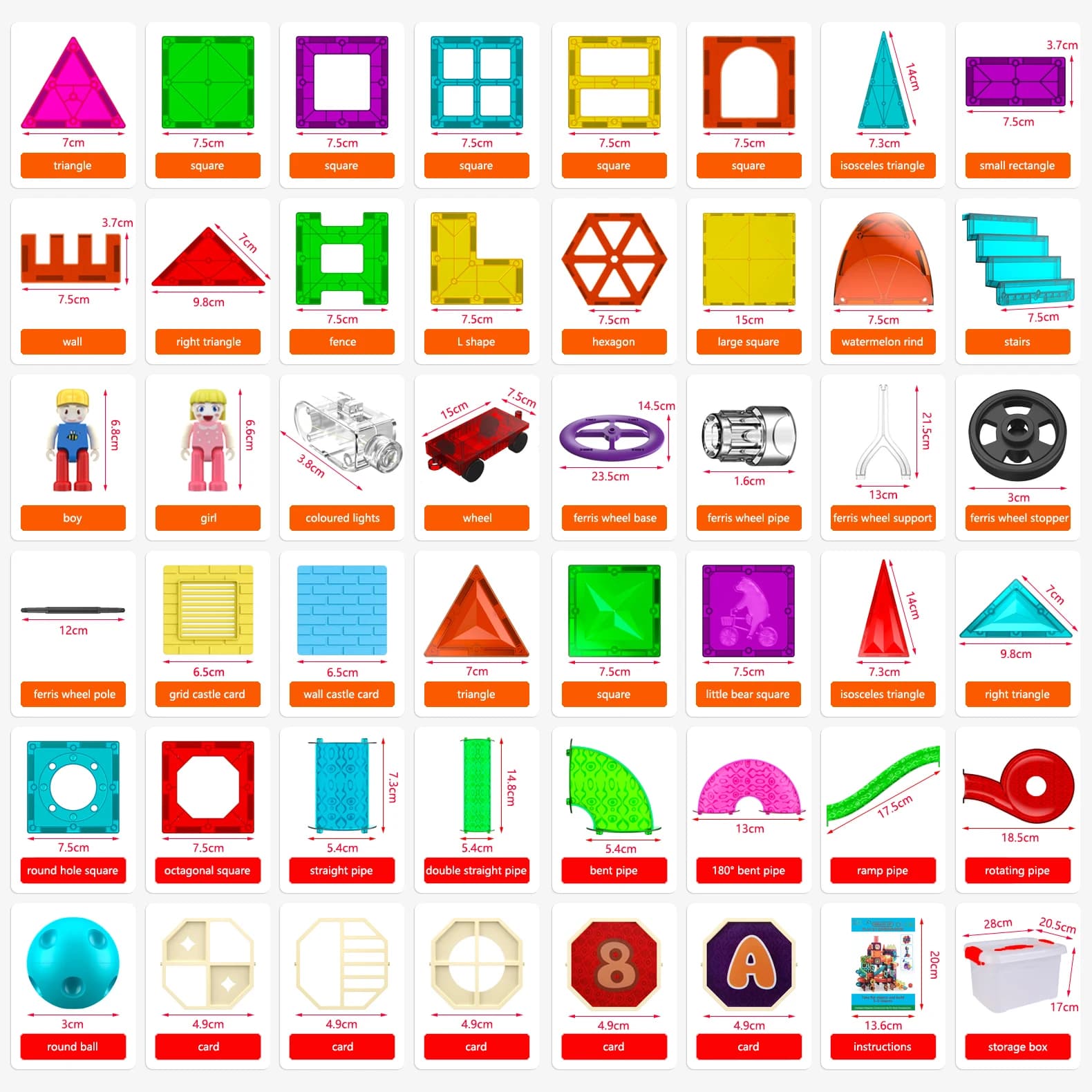 Tuiles magnétiques, blocs de construction magnétiques, ensemble de construction, jouets éducatifs Mo
