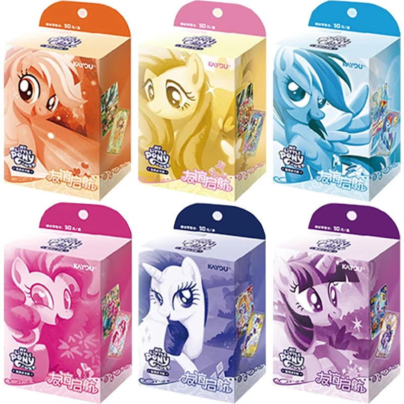 KAYOU véritable mon petit poney carte mignon drôle fête amitié cartes éternelles SGR princesse Anime