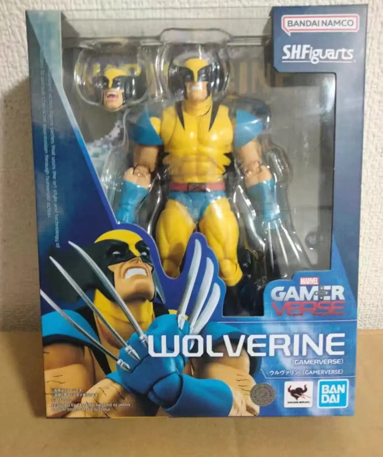 Bandai S.H.Figuarts Wolverine (Gameverse) Marvel Figurine Articulée Prête à Poser, Modèle de Jeu et 