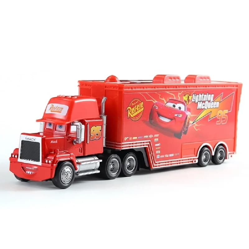 Pixar Cars 3 Trucks Jouet pour garçons Uncle Mai Container Truck 1:55 Modèle de voiture Francesco Be