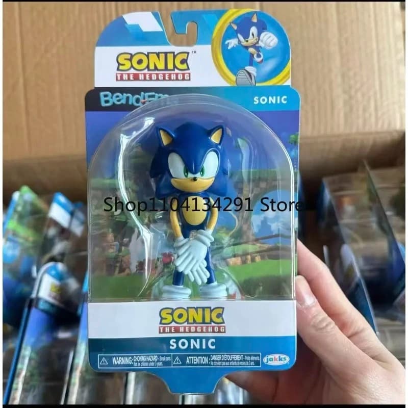 Sonic The Hedgehog, figurine articulée en métal moderne de 4 pouces, jouets de bureau tendance, obje