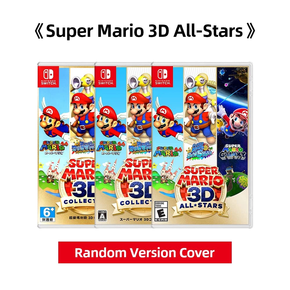 Jeu Nintendo Switch - Collection Super Mario 3D All Stars - Carte de jeu physique 100% officielle RP