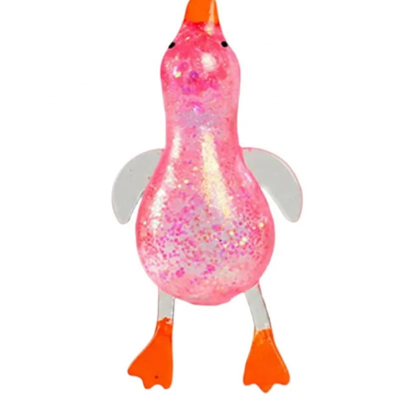 Jouet à presser en forme de canard Aurora coloré en maltose, jouet extensible mignon et doux pour so