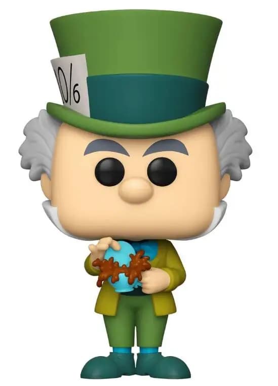 Alice au pays des merveilles 70e chapelier fou reine des coeurs, figurines en vinyle Alice Curtsying