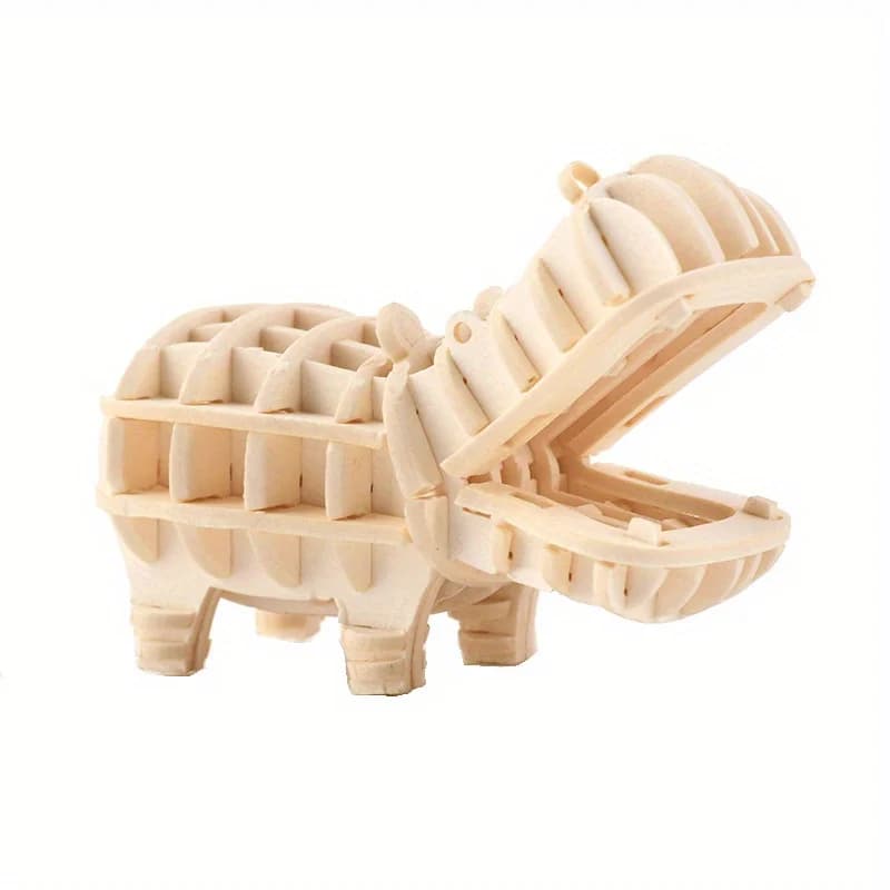 Puzzle Animal 3D, modèle d'assemblage, jouet éducatif, biologie océanique, bricolage, artisanat en b