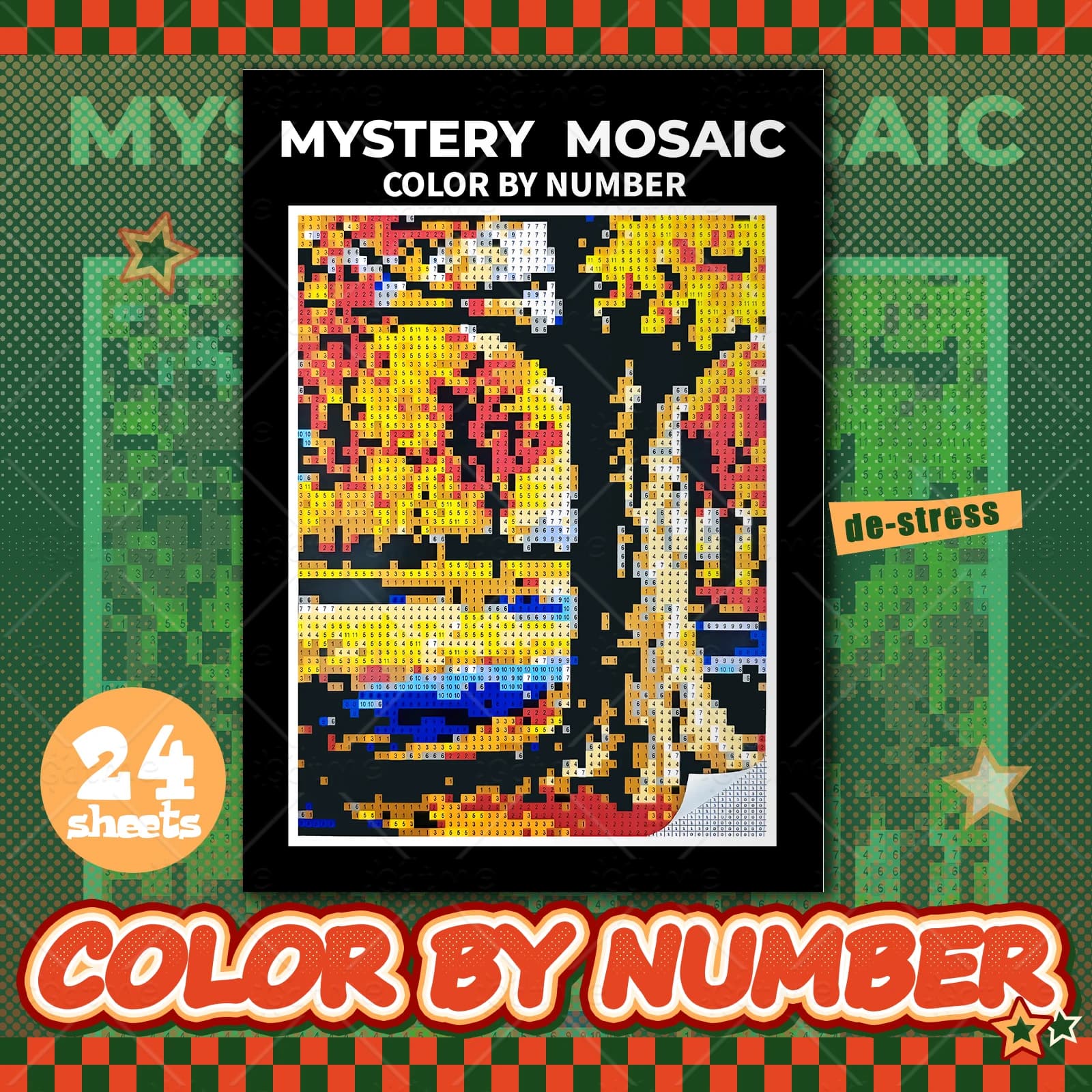 PIXEL PICTURES Paisage MYSTERY MOSAICS Livre de coloriage pour adultes et adolescents ﻿ Livre de gri