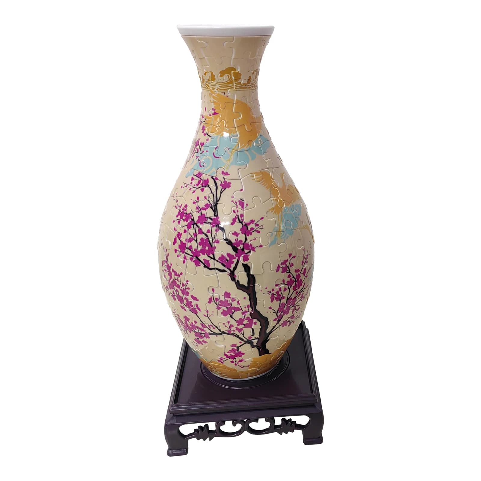 Vase à fleurs Puzzle Panda en porcelaine 3D, Design en plastique, décoration de la maison et Arrange