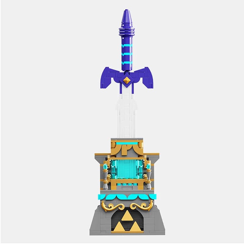 Légende jeux célèbres le maître épée pièces lumineuses Kit de construction bloc de construction Micr
