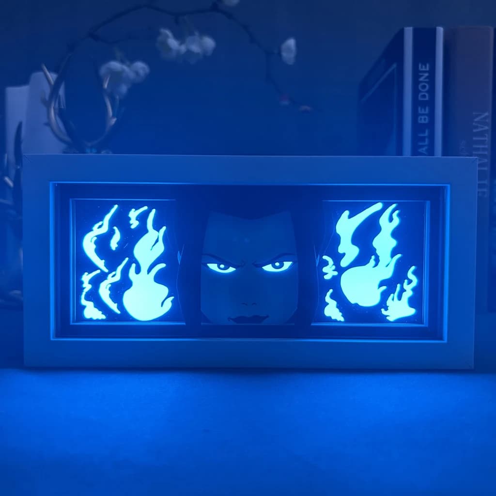 Boîte à lumière LED Avatar le dernier maître de l'air, Azula, gadget manga, jouet pour décor de sall