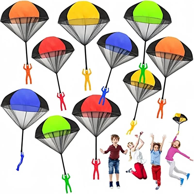 Parachute de soldat à lancer à la main, jouets de Sport pour enfants, Mini soldat, jeu amusant, déco