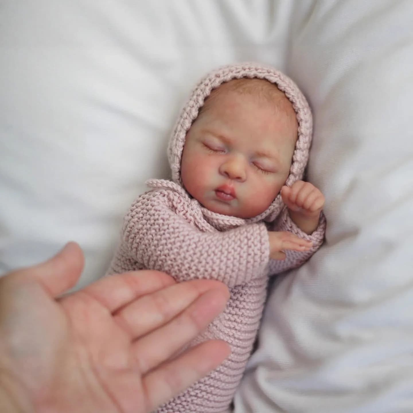 Luna 28 cm Mini poupée Silicone bébé preterm infantile à la main enfants fille cadeau de noël nouvea