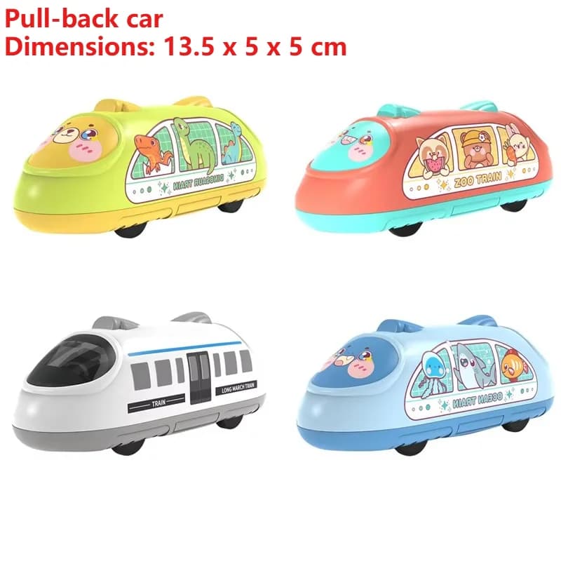 Voiture électrique de train de simulation DIY - Jouet modèle sonore et lumineux pour enfants, cadeau