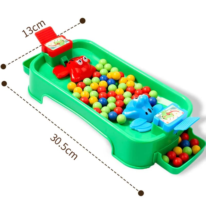 Grenouille mangeant un haricot pour enfants, jouet de haricot gourmand, parent et enfant, amusant co