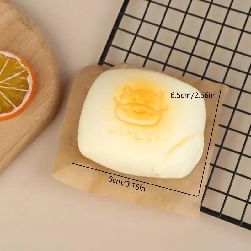 [DO] Jouet à presser Kawaii en forme de pain au lait simulé, doux, à récupération lente, anti-stress