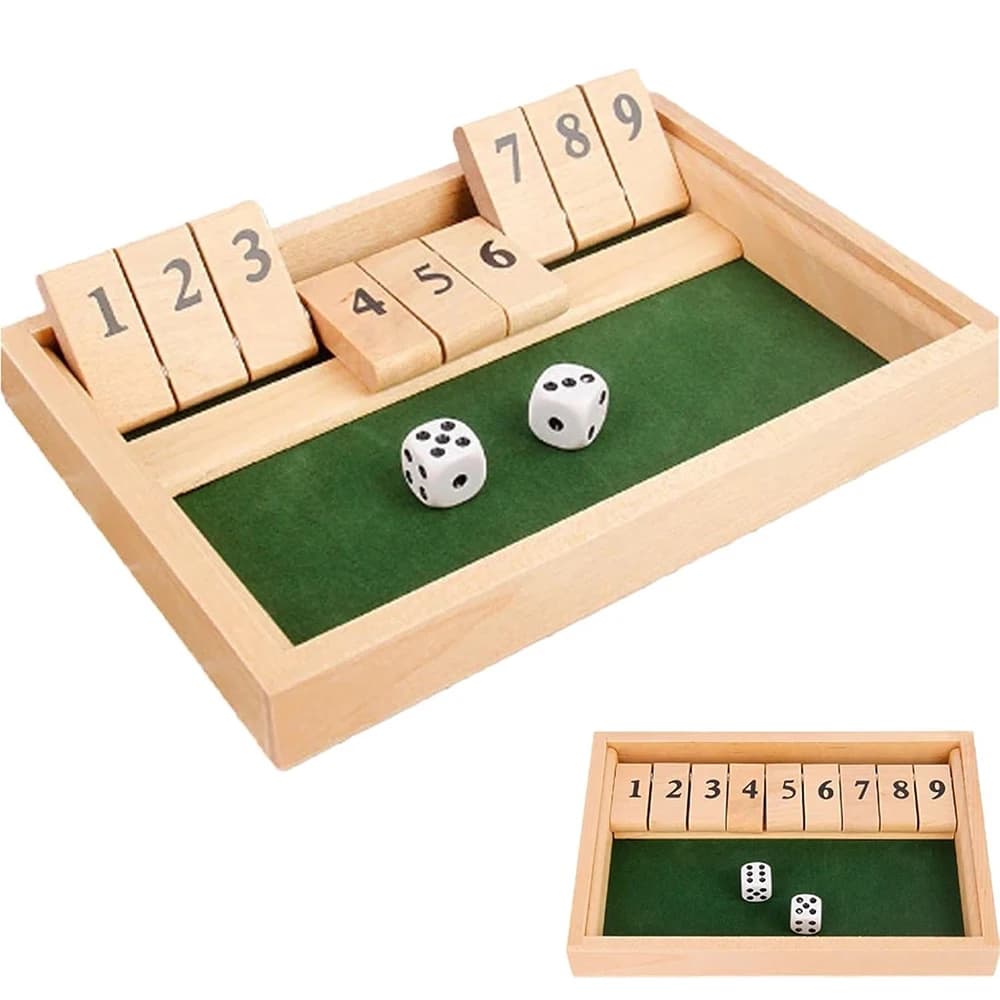 Boîte de jeu de société de dés de luxe, 10 chiffres, 2 joueurs, jeu de société, Club de fête à domic