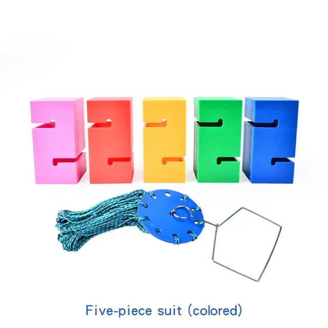 Jeux de construction d'équipe, jeux de Collaboration d'équipe, tour, jouets de sport de plein air, a