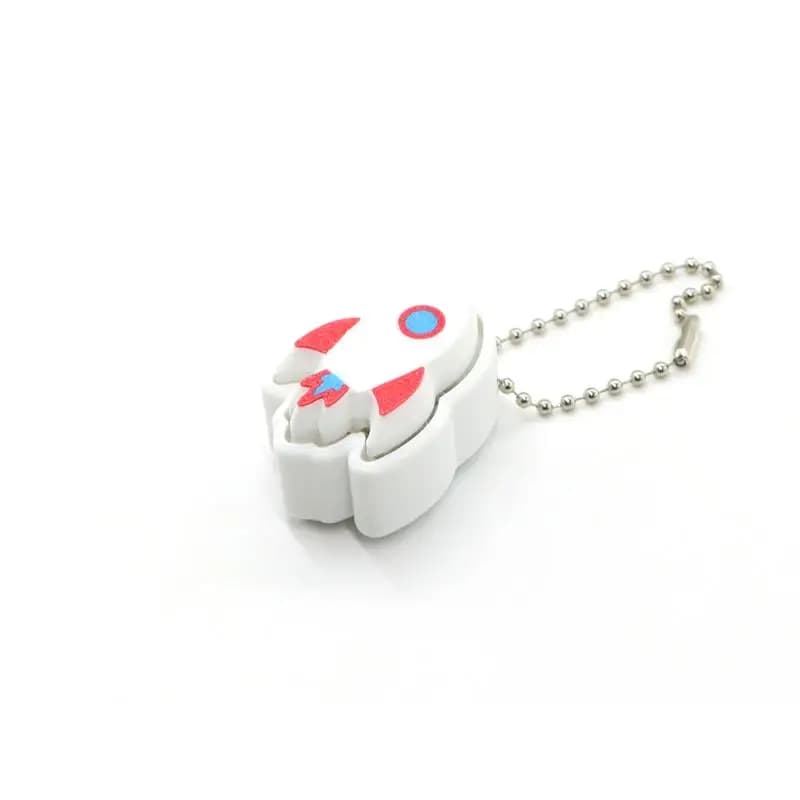 Rocket Clicker – porte-clés sensoriel de style clavier, jouet sensoriel pour soulager le stress, cad