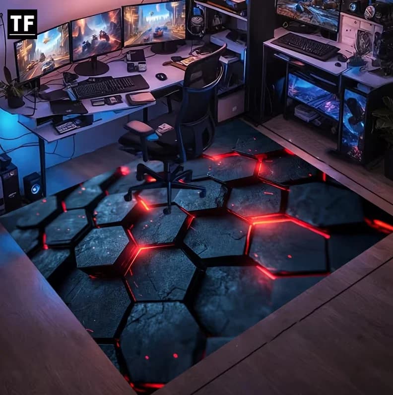 Tapis de jeu haute définition pour salon, chambre à coucher, tapis de sol imprimé de dessins animés,