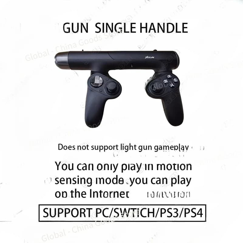 Manette de jeu de tir XGUN USB Light Gun et coque compatibles avec PC/TV, jeu de tir sans fil Blueto