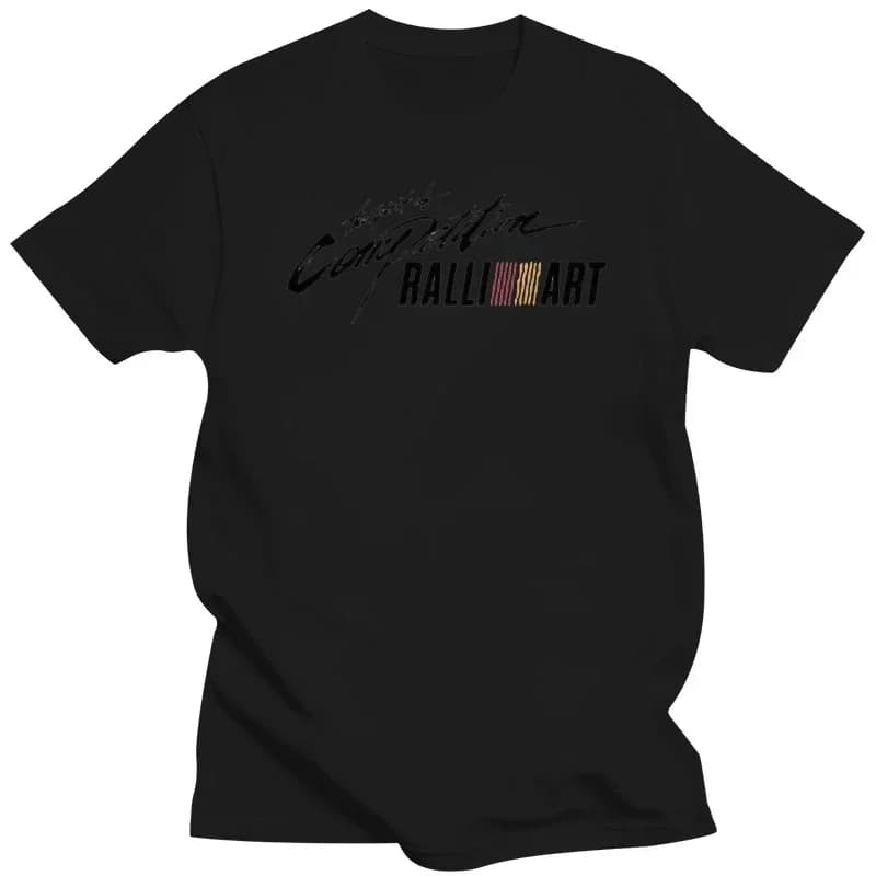 T-shirt avec logo Mit Lancer Evolution X Rally Art Car pour homme, streetwear drôle, dernier design,