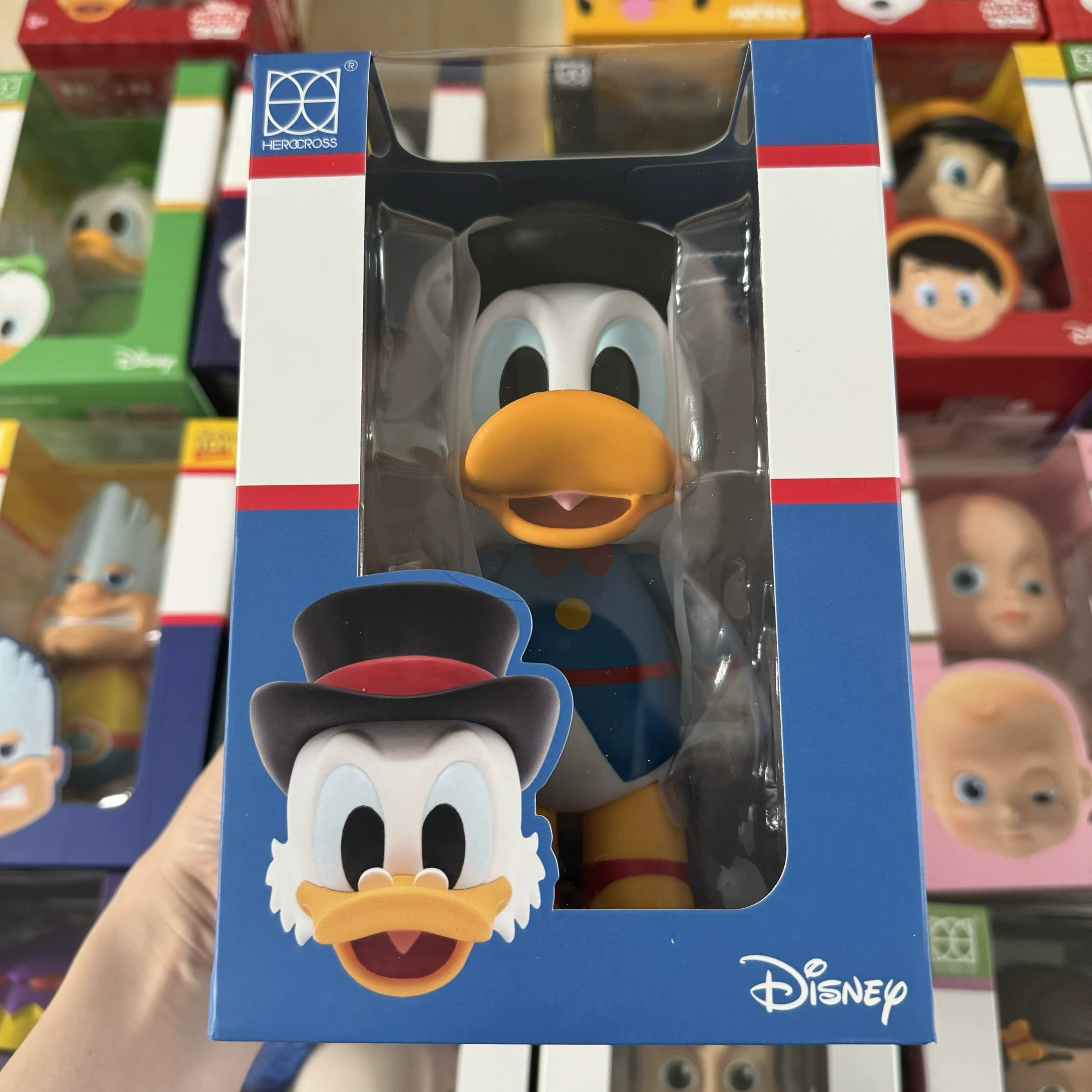 Herocross Disney Toy Story Mickey Mouse Donald Duck Andy Clown figurine d'action avec ornement authe