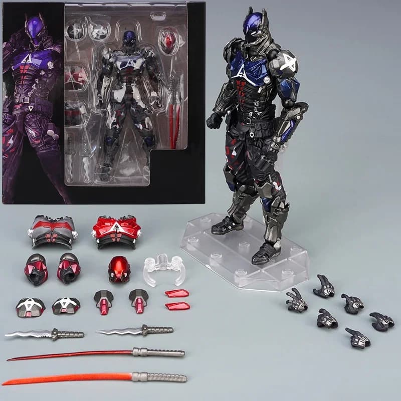 AMAZING YAMAGUCHI Arkham Knight Batman figurine chaperon rouge Robin Jason Todd Figuarts jeu modèle 