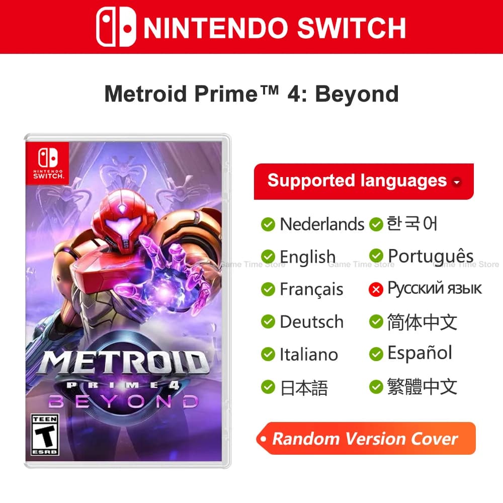Metroid Prime 4 Beyond Nintendo Switch offres de jeux 100% carte de jeu physique officielle jeu Metr