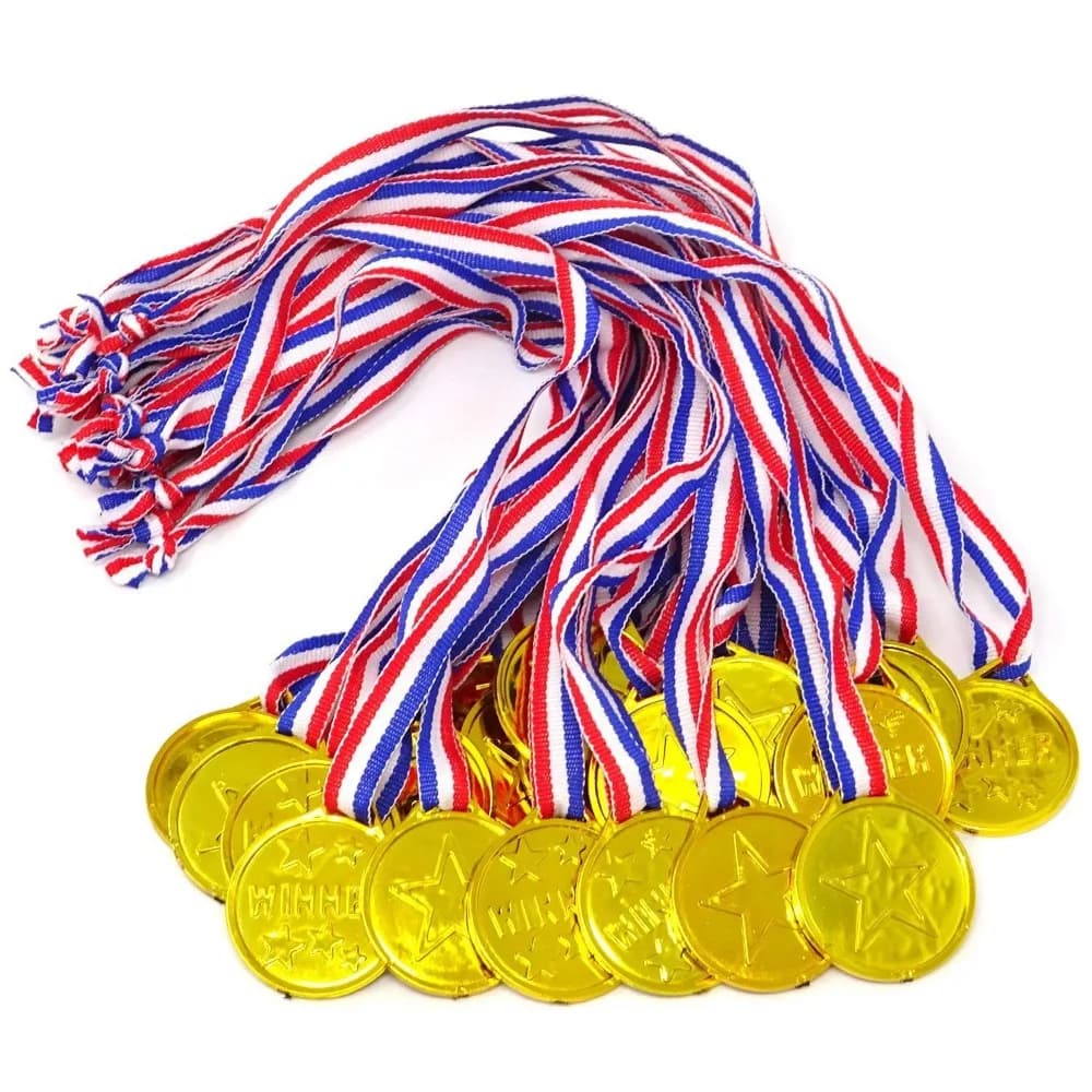 Médaille d'or en argent, 10 à 30 pièces, médaille gagnante, jeux pour enfants, médailles de sport, j