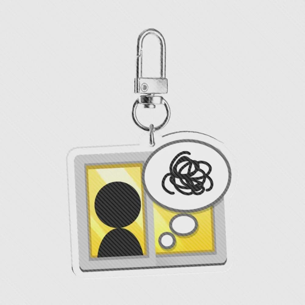 Porte-clés en acrylique 5 cm Tomodachi Life, accessoire de jeu populaire, pendentif de sac à dos cré