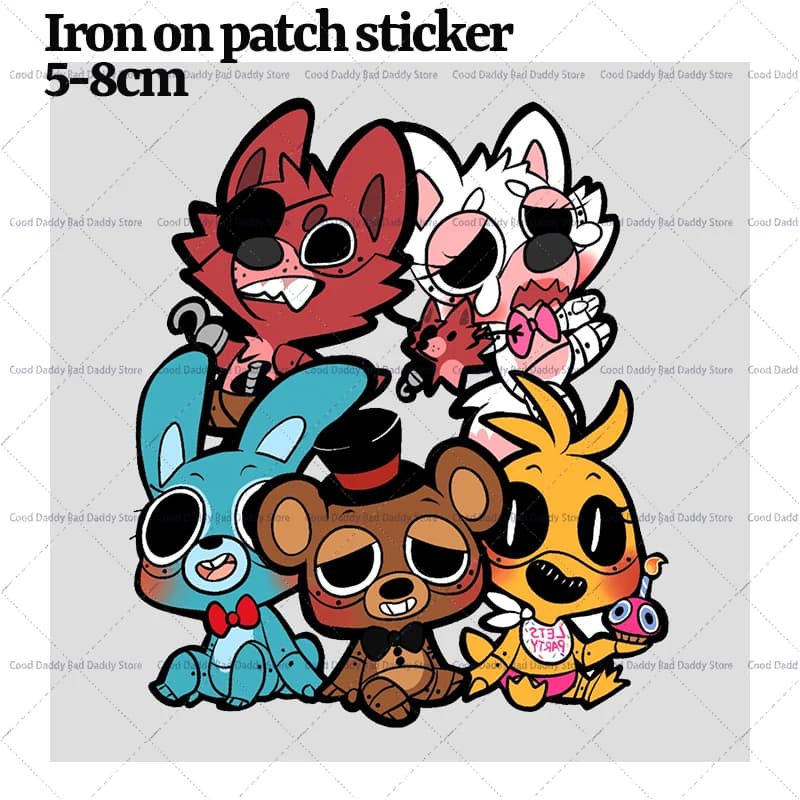 FNAF portefeuille pour hommes sac de carte dessin animé cinq nuit à Freddy porte-carte multi fente I