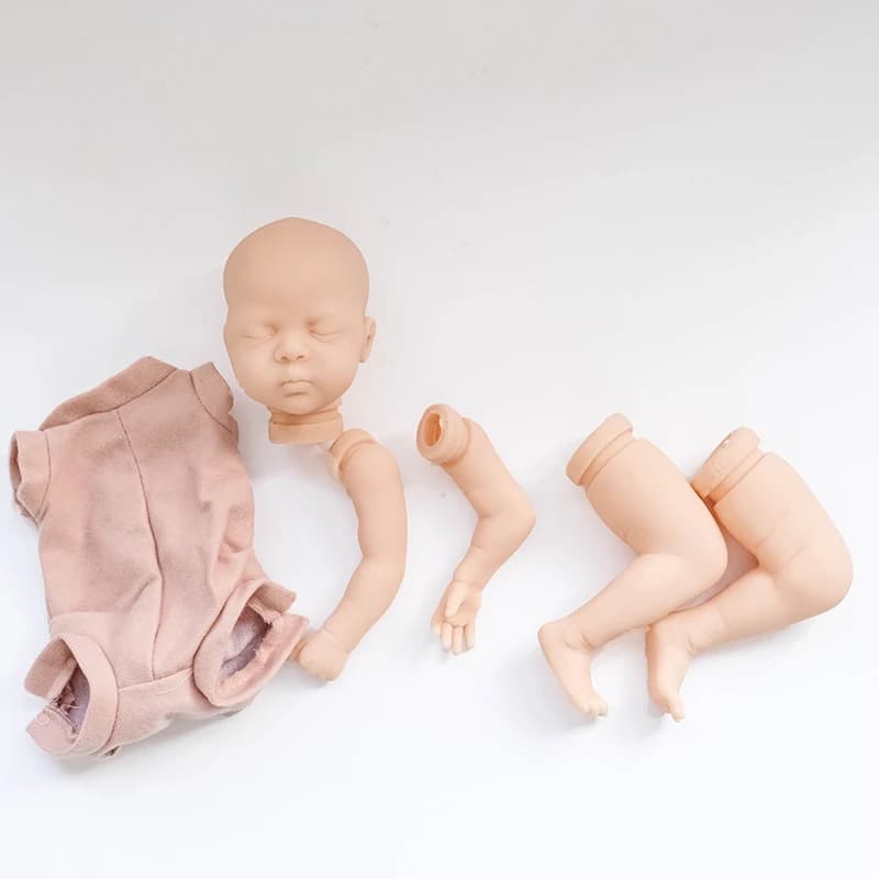 Kit de poupée reborn Luna Mini 10 pouces, pièces de poupée vierges non finies et non peintes, cadeau