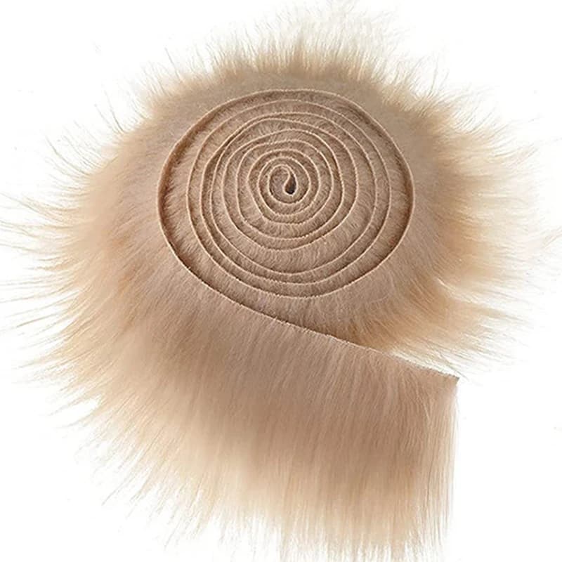 Ruban en fausse fourrure de raton laveur pour la décoration de la maison, ruban de couture, coupe mo