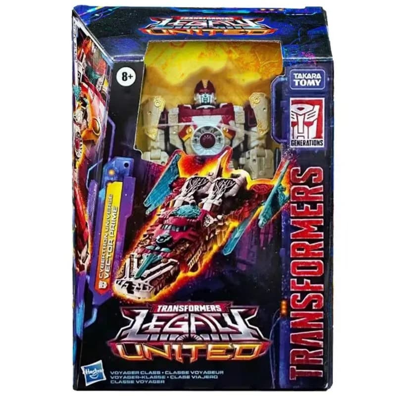 Hasbro – jouets Transformers Legacy United Vector Prime, modèles de films animés, robots, figurines 