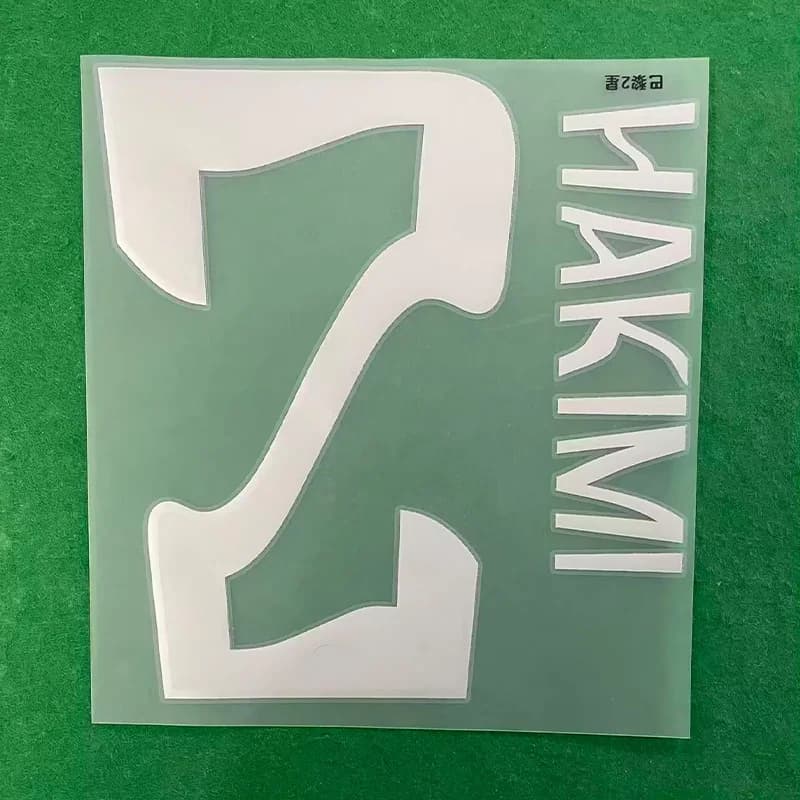 Écusson logo plaque nominative argentée pour les quatre matchs à l'extérieur de la saison 2026 de fo