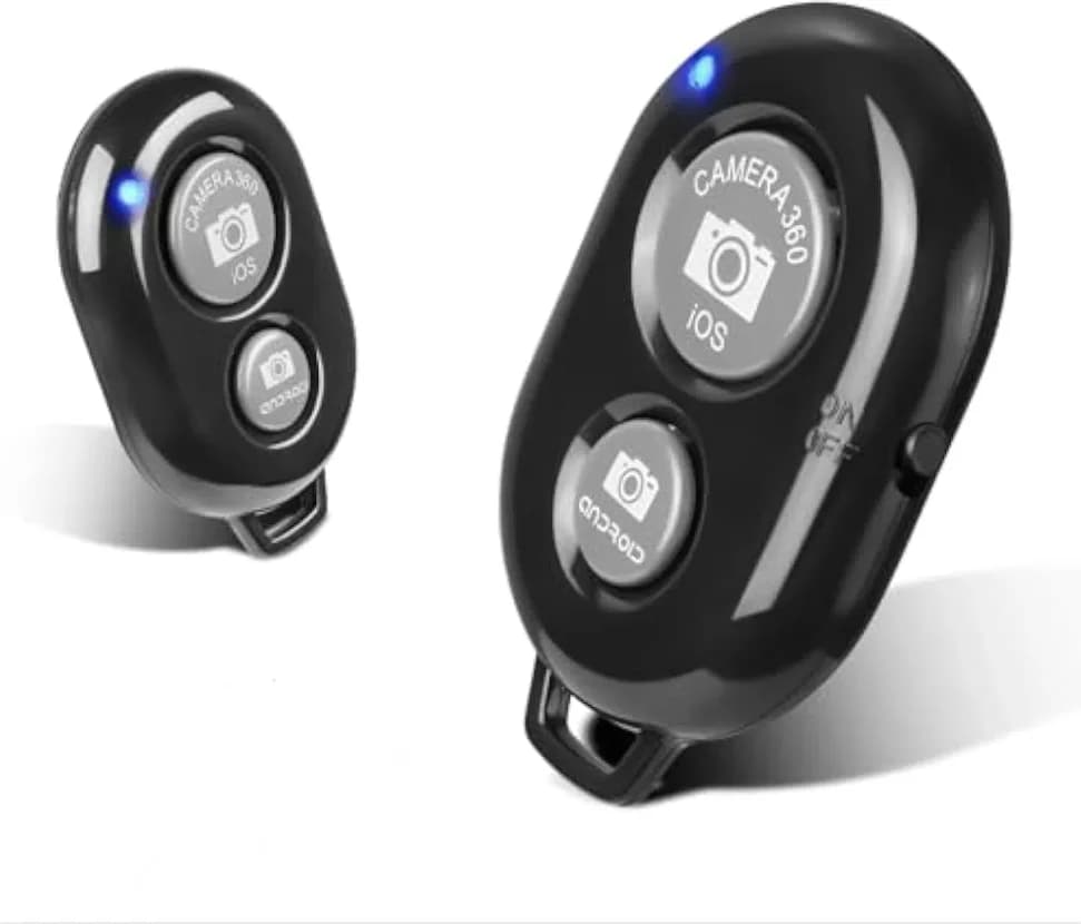 Lot de 2 télécommandes pour appareil photo sans fil – Télécommande sans fil pour téléphones iPhone e