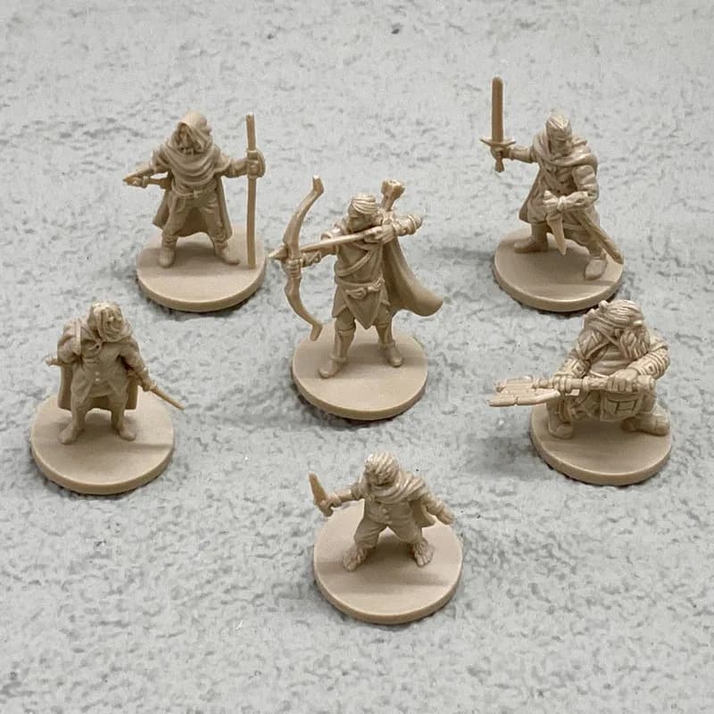 Miniatures de jeu de guerre Lords War Game, Trolls, Orcs, Marauds, Archeres, ennemis pour jeux de so