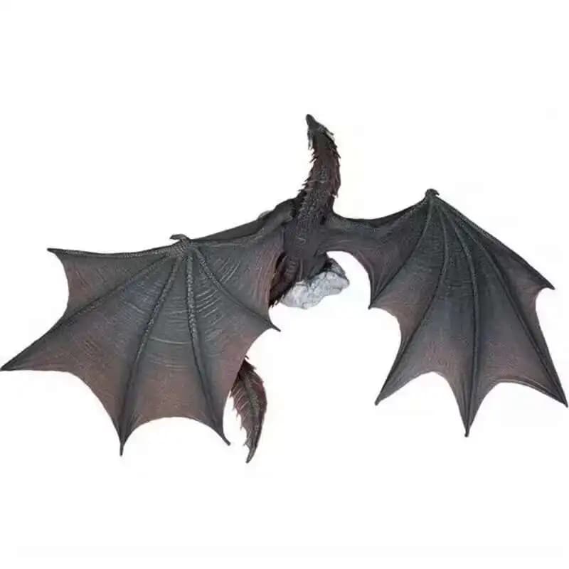 Figurine mobile Game Of Thrones Frost Wyrm Viserion, Dragon noir, jouets d'action, modèle de bureau,